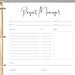 Project Tracker, Task Manager, Organizer / Planner / Log - Etsy