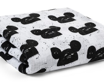 mickey mouse swaddle blanket