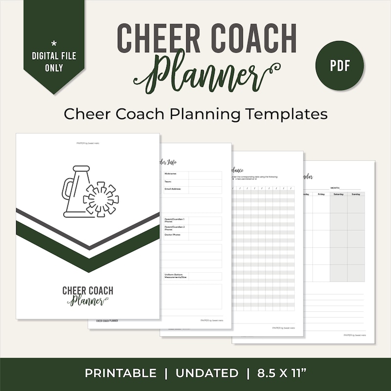 Cheer Formation Templates - Etsy