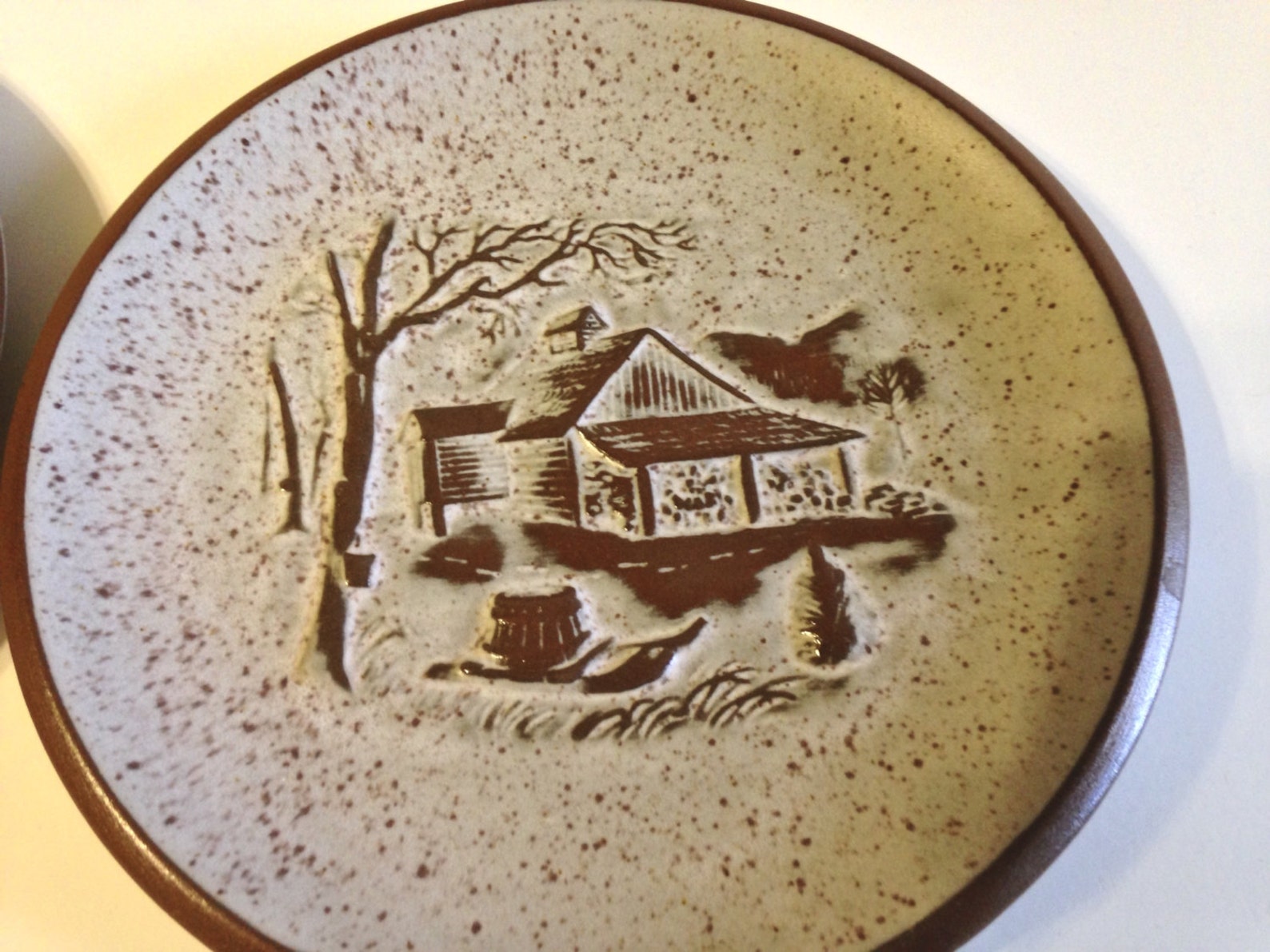 Vintage Goss Pottery Vermont Onion River Pottery Set of 4 Etsy