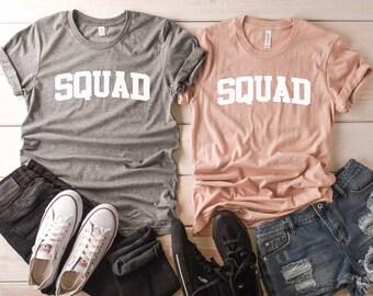 Squad Shirt for Women. Bachelorette Party Shirt. Drinking Team Shirt. Super Soft & Comfy Unisex T-Shirt. Drinking Squad. Team Shirt.