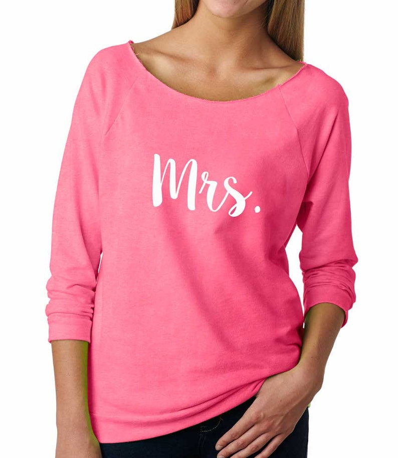 Mrs. Sweatshirt. Super Soft & Comfy Lightweight Raw Edge | Etsy