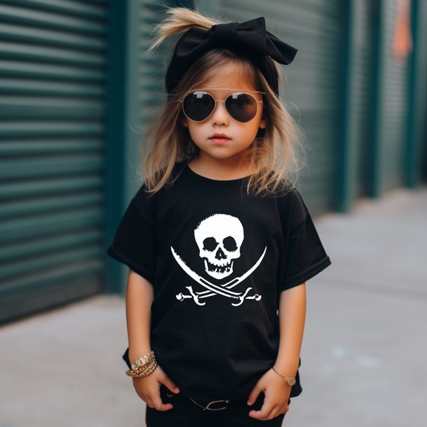 Piraten Shirt. Kinder T-Shirt von Gasparilla. Kleinkind Piraten T-Shirt. Jugend Piraten T-Shirt. Totenkopf Pirat Shirt für Kinder. Kinderparade.
