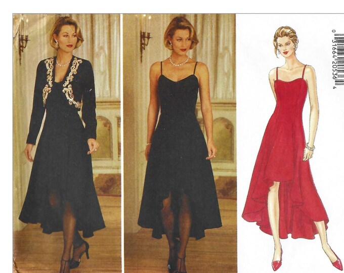 1990s Sewing Pattern Butterick 3758 Misses Sleeveless Princess Seams ...
