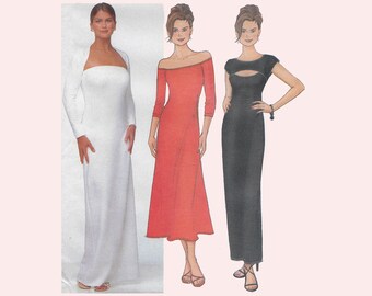 evening gown with shrug