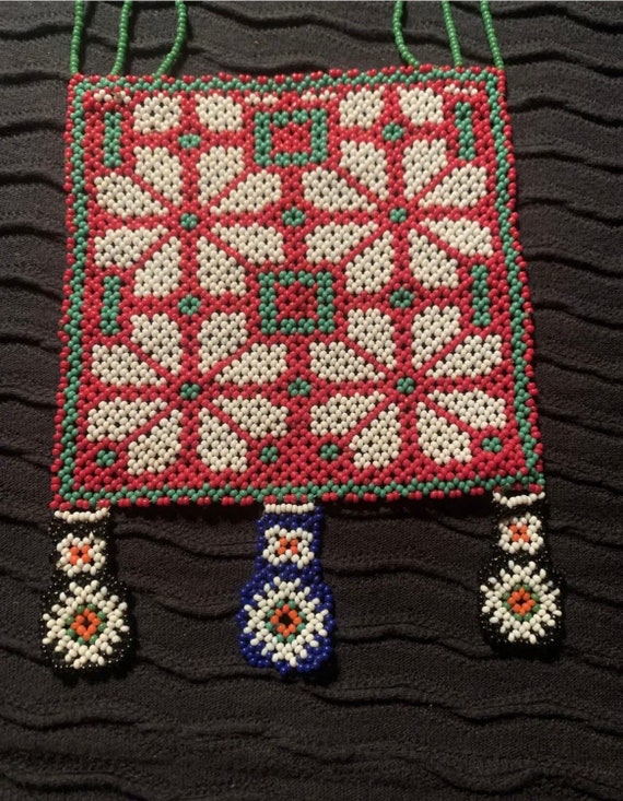 Native American Seed Bead Necklace - image 2