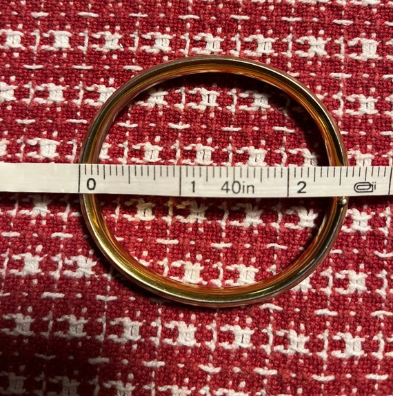 Napier ~ Gold Tone Bangle Type Bracelet - image 4