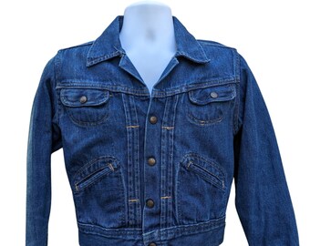 Vintage 70s Denim Jean Jacket by American Denim P.P. With