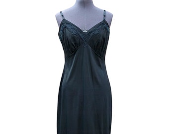 Vintage 1950's or 60's black with lace and embroidery detail