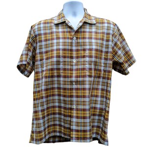 1950s Checked Shirt - Etsy Canada