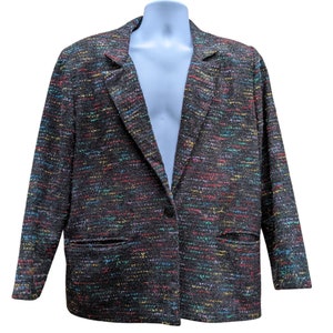 Vintage Brown Harris Tweed Leisure Sportscoat Jacket With