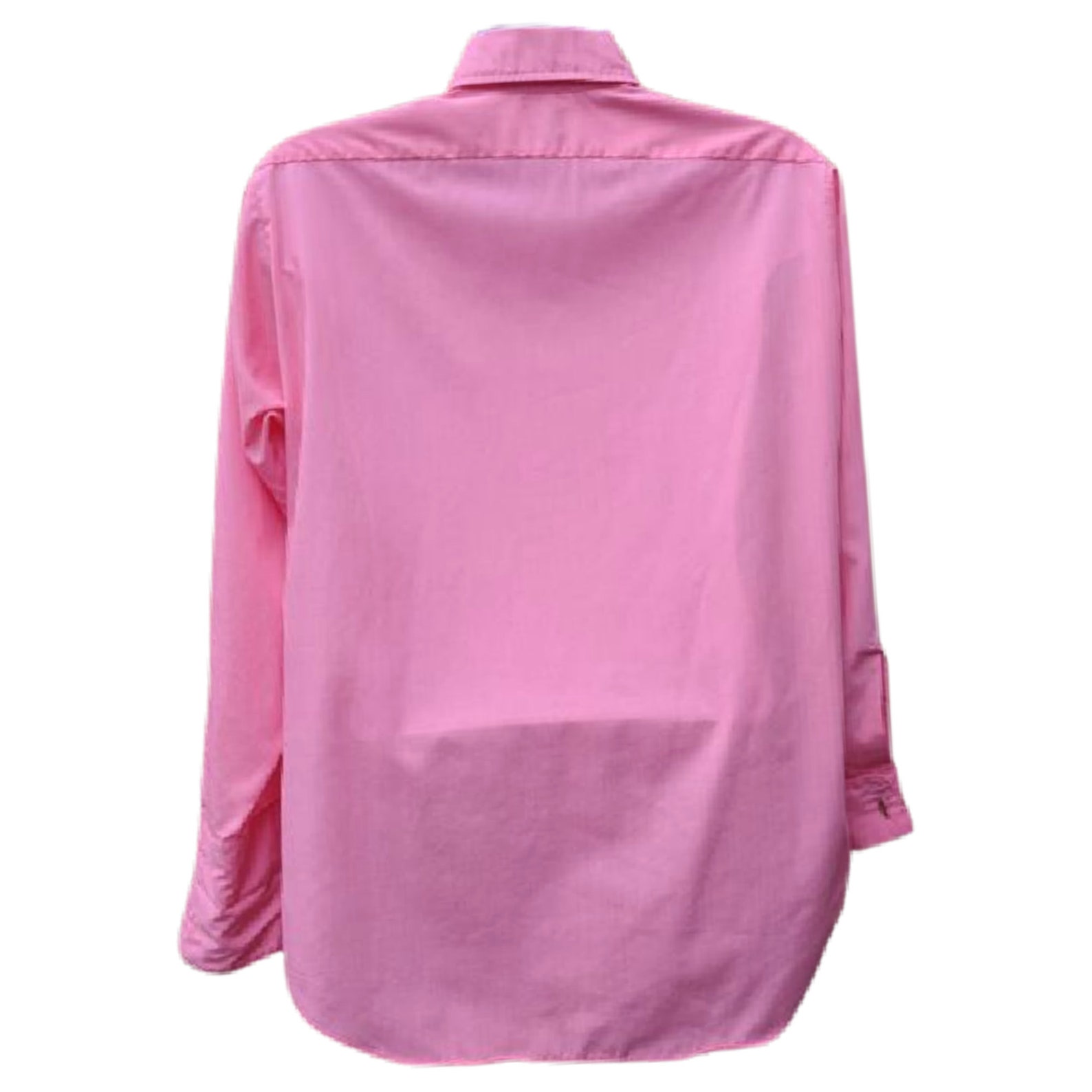 Vintage 80s Pink French Cuff Dress Shirt Pink Cufflink Shirt - Etsy ...