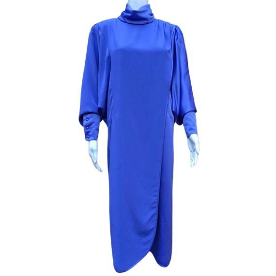 Vintage 1980's FRANK USHER indigo purple blue high