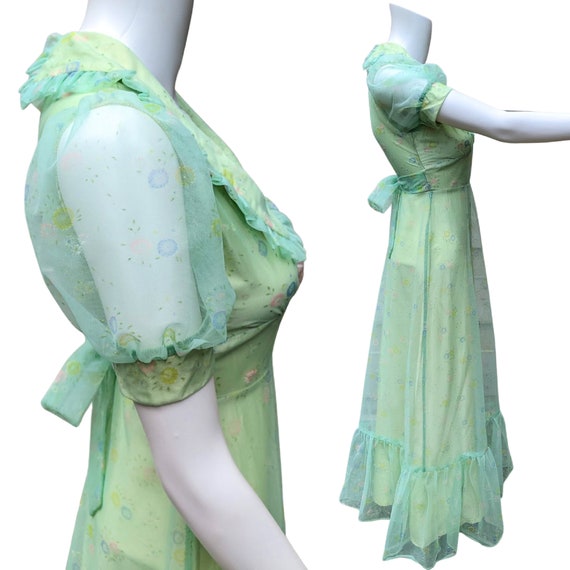 Sea Green Dyed Fiona Chiffon