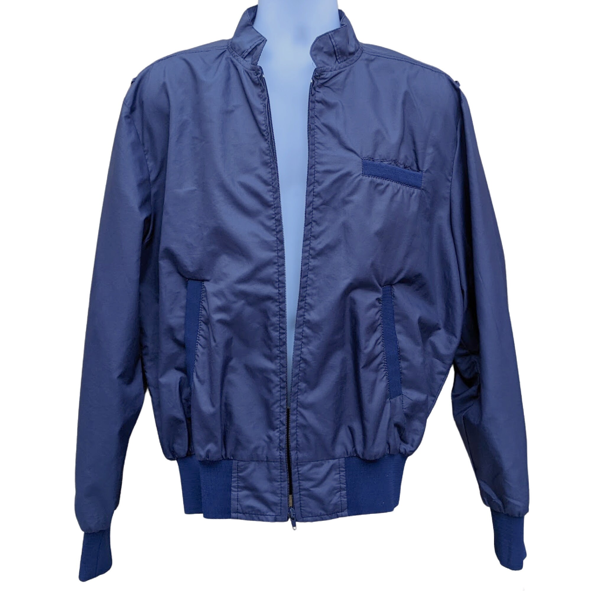 Blue members shop only jacket