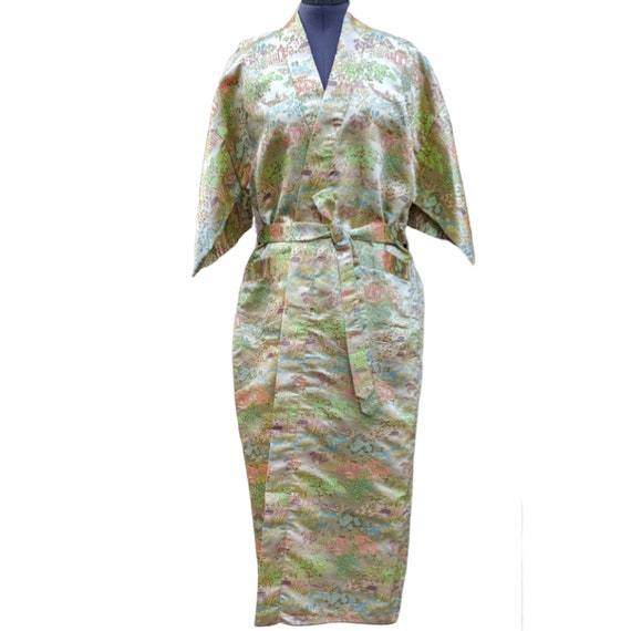 Vintage 1980's Chinese brocade robe