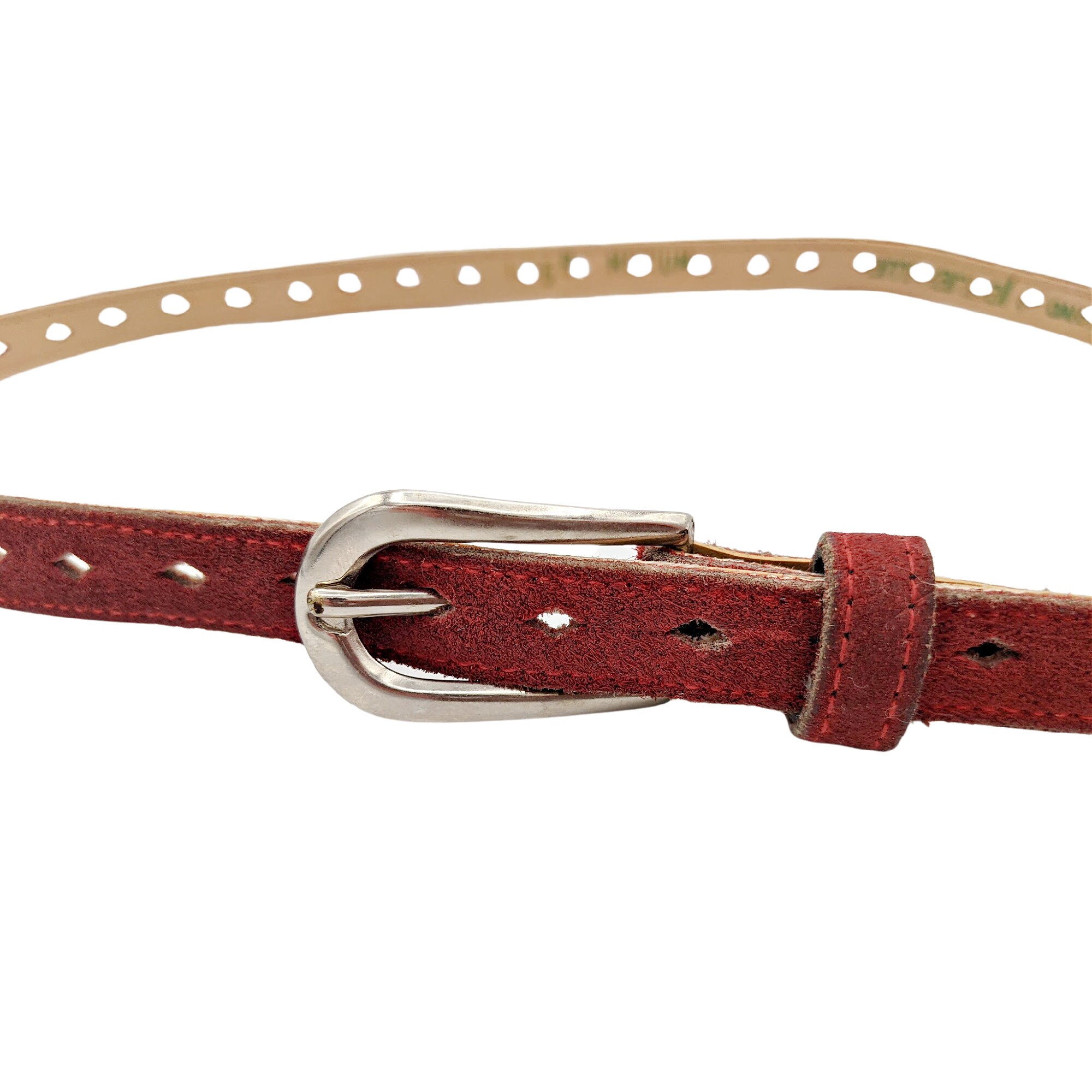 小物 vintage lether narrow belt burgundy Buy Burgundy Red Premium Made In Italy Leather Micro Skinny Belt