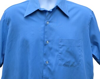 トップス 50s 60s courneu short sleeve shirt Vintage Deadstock 1950s 60s Rayon Conqueror Tropical Uniform