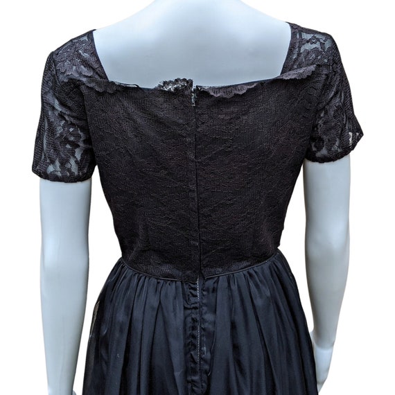 Vintage 1950s black lace and chiffon new look coc… - image 7