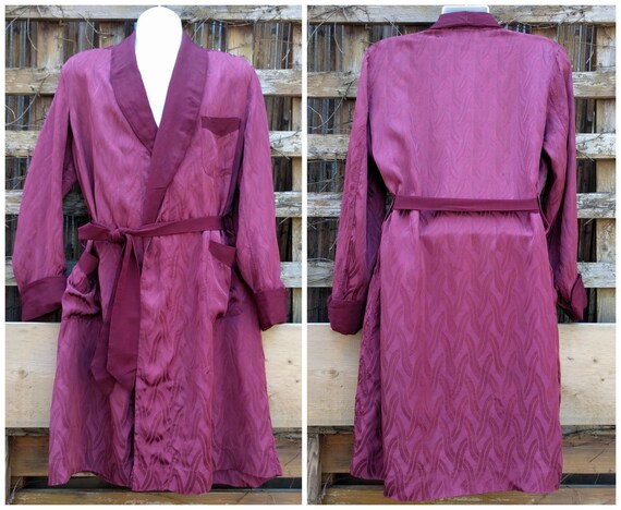 Vintage 1940's MAJESTIC claret raspberry red men's