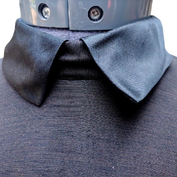 Vintage 1940's black cap sleeve dupioni silk dress - image 3