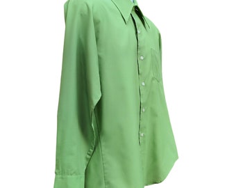 Chemise Vintage Mossy Oak Camouflage - Vert - 2XL - Boutonnée - Fabriquée USA