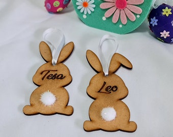 Personalized Easter Bunny Ornament