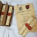 Game of Thrones, Vintage Scroll Invitation, Handmade with Wax Seal Stamp, 40-60 Pieces