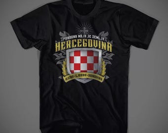 Ponosna je moja zemlja Hercegovina, T-shirt with Old Grb, Thompson