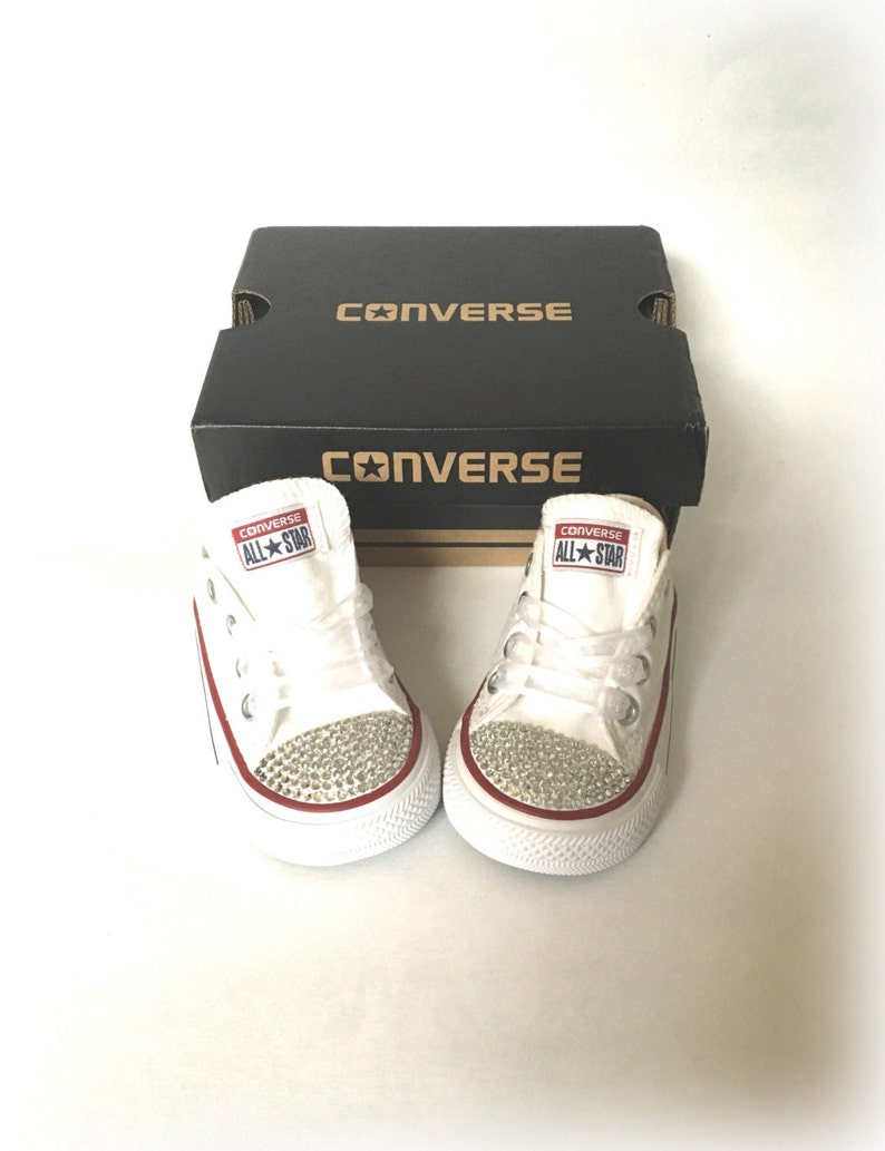rhinestone toe converse