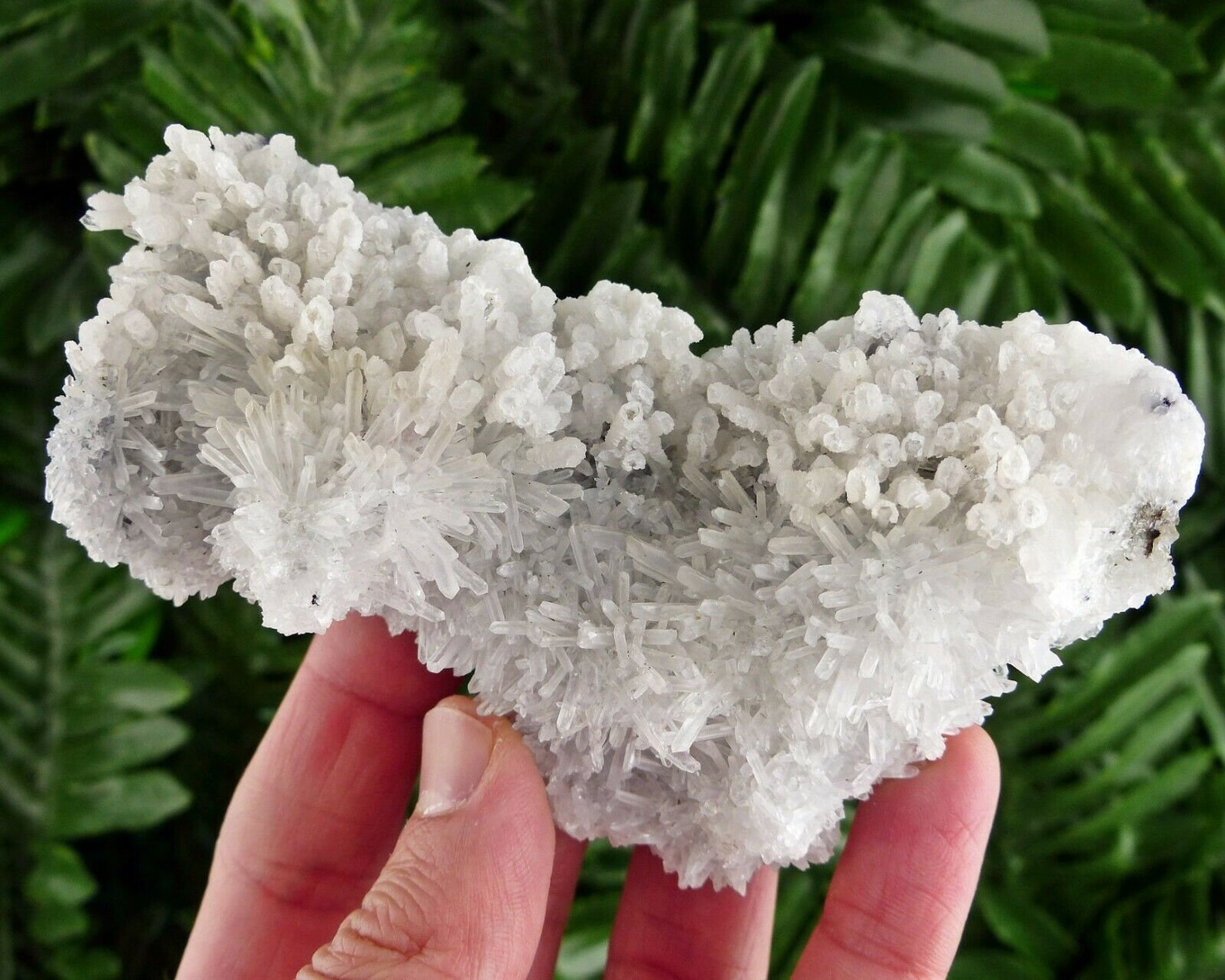 Amazing Milky Quartz With Calcite Crystal Mineral Natural Etsy UK