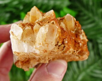 Quartz With Iron Oxide, Quartz Crystal, Mineral, Natural