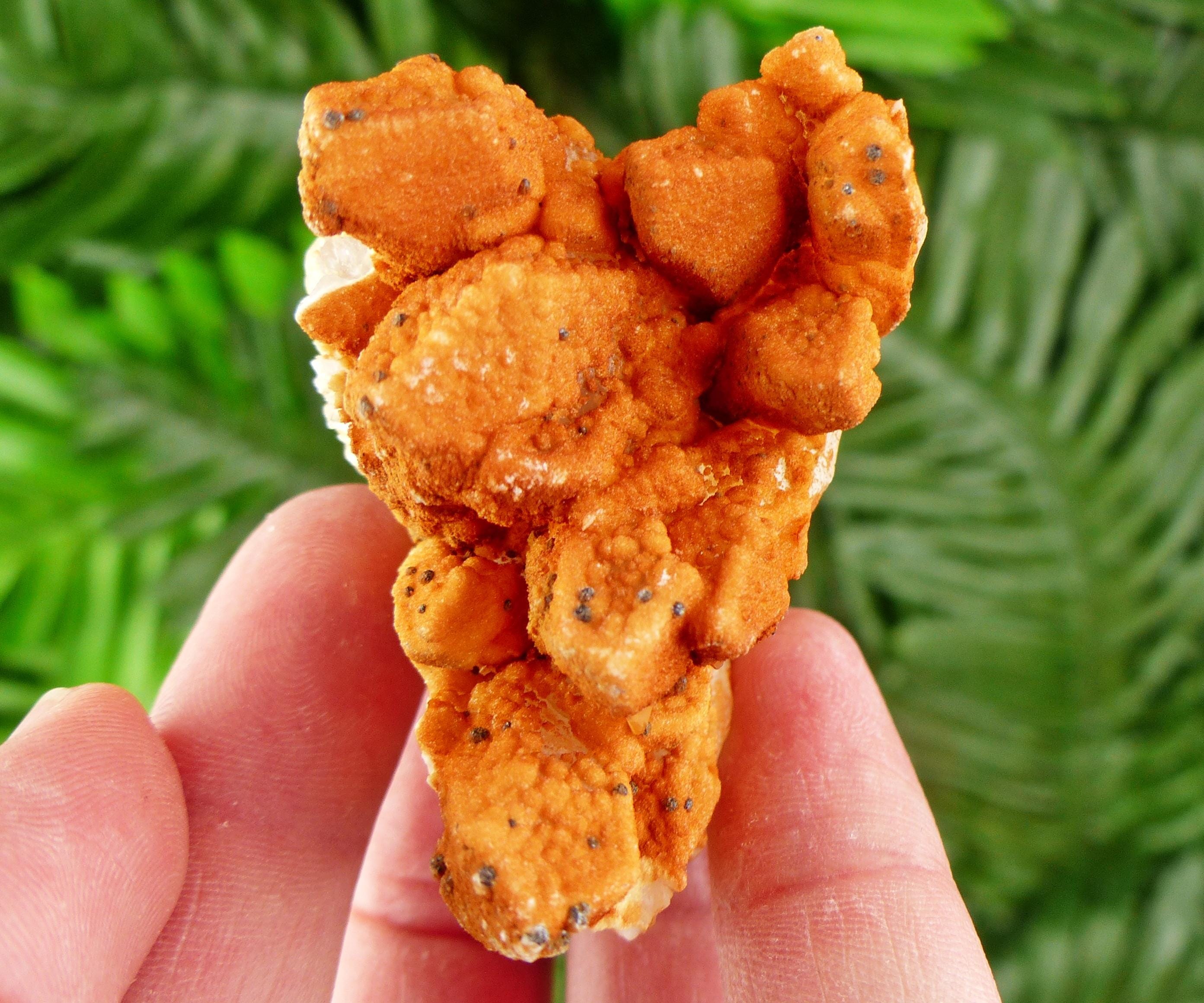 鉱物 天然 原石 素晴らしいクォーツ、酸化鉄、閃亜鉛鉱、原石、天然鉱物、ヒーリング