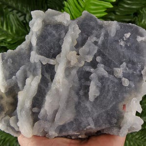 Rare Big Chalcedony Crystal, Raw Crystal, Natural Mineral, Healing Crystal, Mineral Specimen B4148