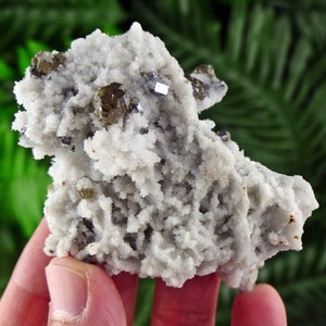 Gem Sphalerite var. Cleiophane on Chalcedony, Sphalerite, Raw Crystals, Natural Minerals, Crystal Cluster B832