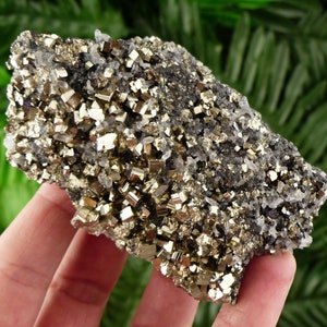 Top Quality Quartz with Pyrite, Crystals, Minerals, Natural Crystals, Pyrite, Fool&#39;s Gold, Clear Quartz, Quartz Crystals