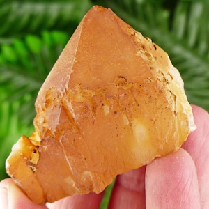 Amazing Milky Quartz with Iron Oxide, Raw Crystal, Natural Mineral, Healing Crystal, Mineral Specimen B3584