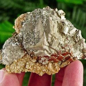 Amazing Chalcedony with Marcasite, Raw Crystal, Natural Mineral, Healing Crystal, Spirituality Crystal, Mineral Specimen B2936