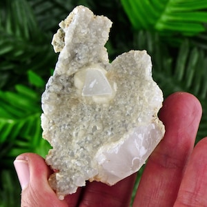 Rare Two Generation Calcite Crystals, Raw Crystal, Natural Mineral, Spirituality Crystals, Mineral Stone B1013