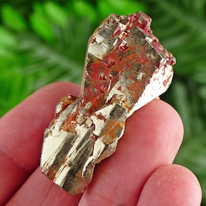 Amazing Pyrite with Hematite, Pyrite Cubes, Shiny Pyrite, Pyrite Crystal, Pyrite Mineral, Fool&#39;s Gold, Natural Crystal, Mineral Stone B2864