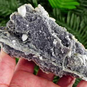 Amazing Chalcedony with Calcite, Raw Crystal, Natural Mineral, Healing Crystal, Spirituality Crystal, Mineral Specimen B2962