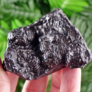 Hematite, Black Hematite, Hematite Stone, Raw Crystal, Natural Mineral, Crystal Cluster, Healing Crystal, Mineral Specimen B509