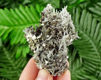 Quartz, Pyrite Cubes, Sphalerite, Raw Crystal, Natural Mineral, Crystal Cluster, Healing Crystal, Krushev Dol Mine Bulgaria S243