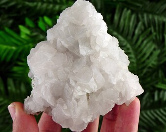 Amazing Fluorescent Calcite Crystal, Raw Crystal, Natural Mineral, Healing Crystal, Spirituality Crystal, Mineral Specimen B2853
