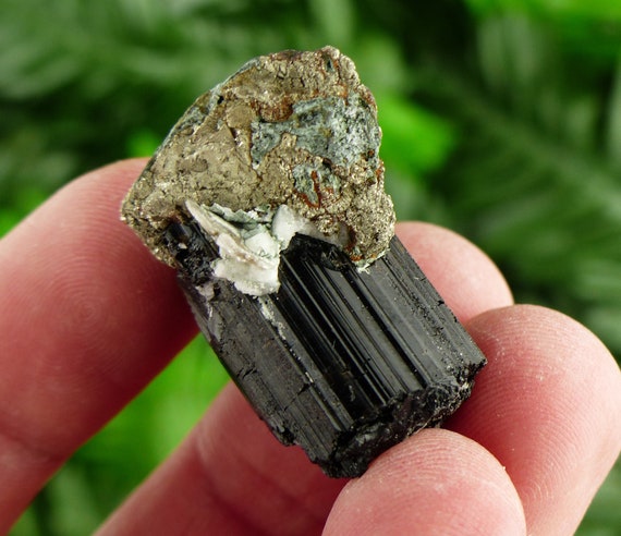 Pyrite and black tourmaline discount