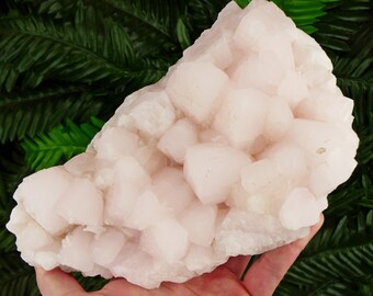 Museum Big Pink Fluorescent Manganoan Calcite, Raw Crystal, Natural Mineral, Healing Crystal, Spirituality Crystal, Mineral Specimen B3121