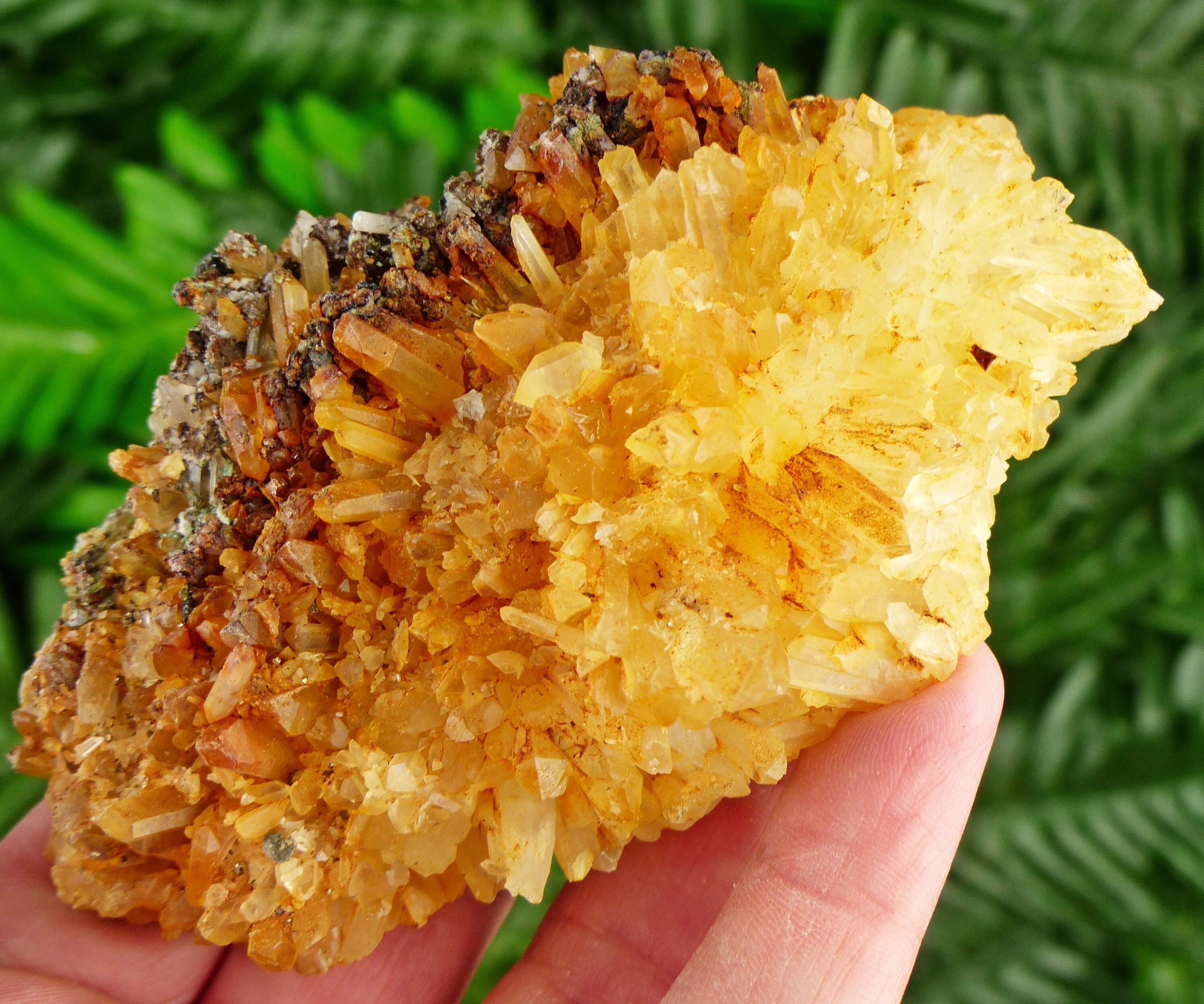 Amazing Quartz With Iron Oxide, Raw Crystal, Natural Mineral