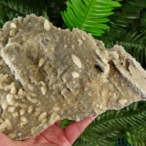 Rare Chalcedony with Calcite, Raw Crystal, Natural Mineral, Healing Crystal, Mineral Specimen B3589