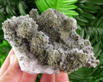 Amazing Amethyst with Pyrite Crystal, Raw Crystal, Natural Mineral, Healing Crystal, Mineral Specimen B3723