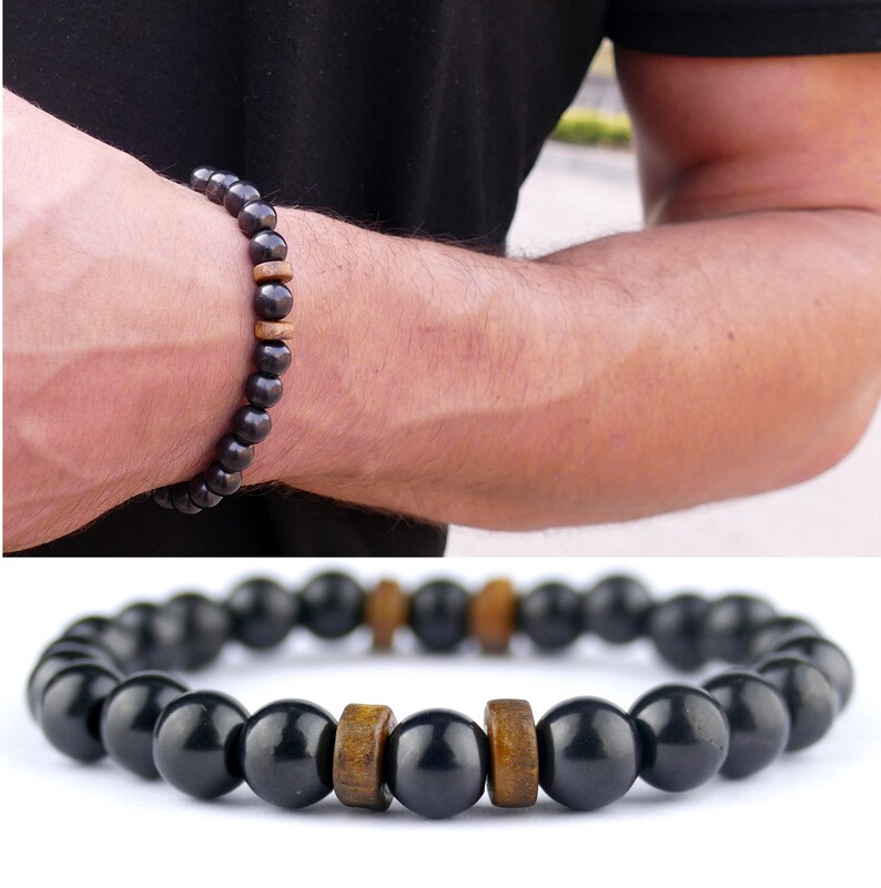 Mens shungite bracelet Clearance
